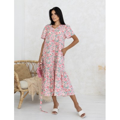 Квіткова сукня рожева 111493 Квіткова сукня рожева 111493