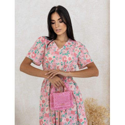 Квіткова сукня рожева 111493 Квіткова сукня рожева 111493