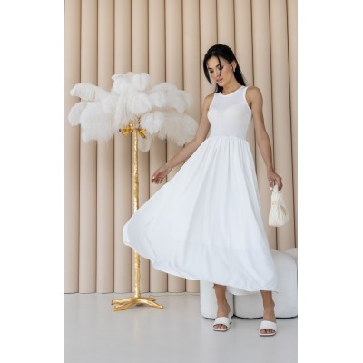 Біла сукня максі 111469 Біла сукня максі 111469