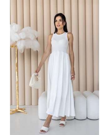 Біла сукня максі 111469