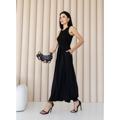 Чорна сукня максі 111467 Чорна сукня максі 111467