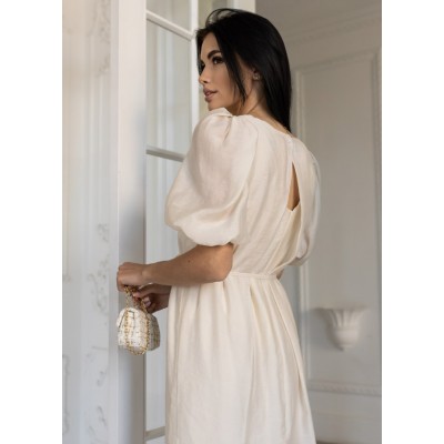 Сукня з органзи бежева 111454 Сукня з органзи бежева 111454