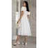 Сукня з бавовни біла 111455 Сукня з бавовни біла 111455