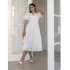 Сукня з бавовни біла 111455 Сукня з бавовни біла 111455