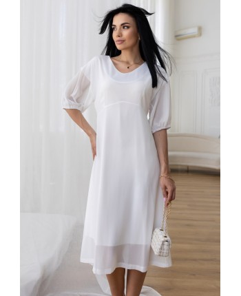Легка біла сукня 111459