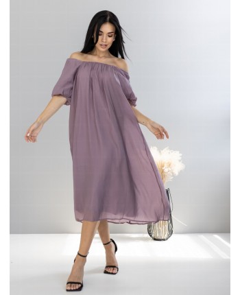 Сукня з органзи фіолетова 111474