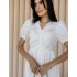 Біла сукня з бавовни 111476 Біла сукня з бавовни 111476