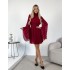Сукня плісе бордова 111616 Сукня плісе бордова 111616