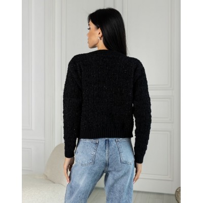 М'який кардиган чорний 111604 М'який кардиган чорний 111604