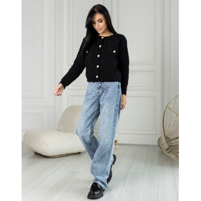М'який кардиган чорний 111604 М'який кардиган чорний 111604