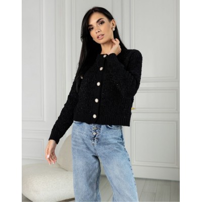 М'який кардиган чорний 111604 М'який кардиган чорний 111604