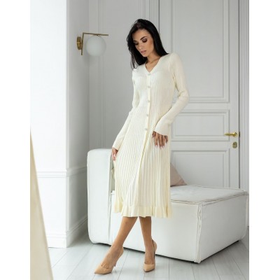 Сукня з гудзиками біла 111603 Сукня з гудзиками біла 111603