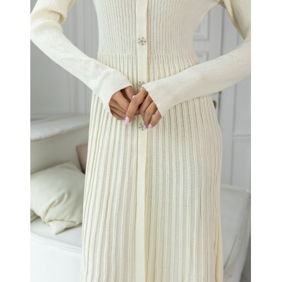 Сукня з гудзиками біла 111603 Сукня з гудзиками біла 111603