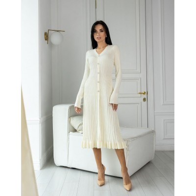Сукня з гудзиками біла 111603 Сукня з гудзиками біла 111603
