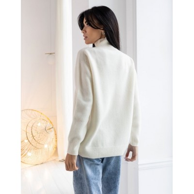 Вовняний светр білий 111613 Вовняний светр білий 111613