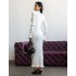 Трикотажна сукня максі біла 111521 Трикотажна сукня максі біла 111521