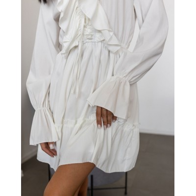 Сукня з рюшами з віскози 111511 Сукня з рюшами з віскози 111511