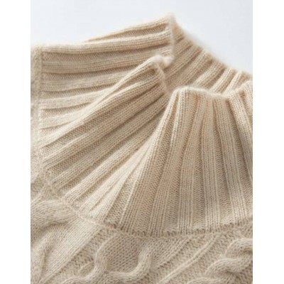 Вязаный свитер бежевый 111628 Вязаный свитер бежевый 111628