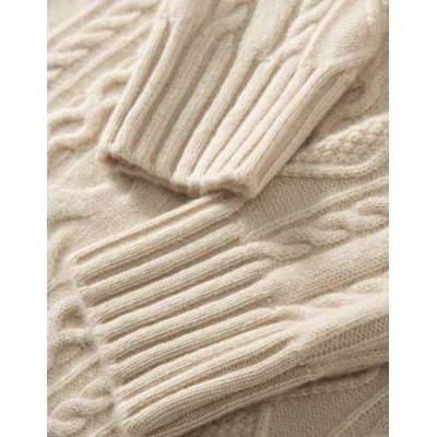 Вязаный свитер бежевый 111628 Вязаный свитер бежевый 111628