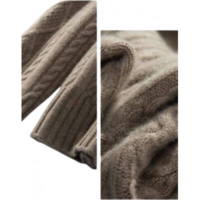 Вязаний светр коричневий 111629 Вязаний светр коричневий 111629