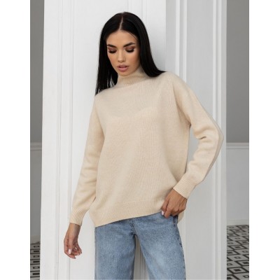Вовняний светр бежевий 111567 Вовняний светр бежевий 111567