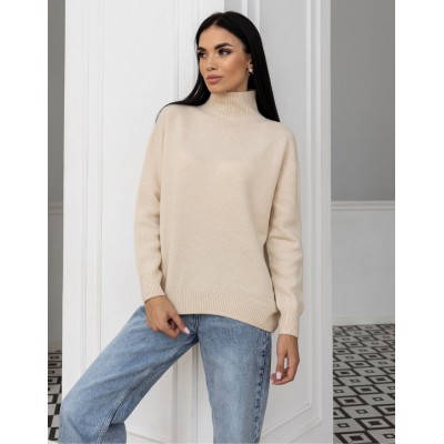 Вовняний светр бежевий 111567 Вовняний светр бежевий 111567