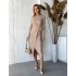 Асиметрична сукня бежева 111598 Асиметрична сукня бежева 111598