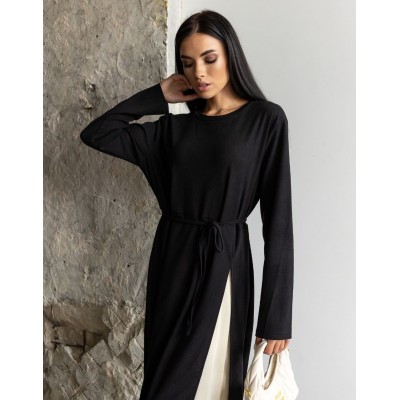 Комбінована сукня чорна 111585 Комбінована сукня чорна 111585