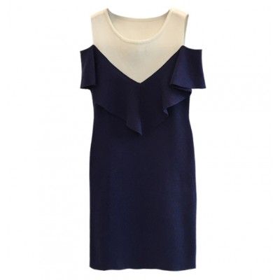 Трикотажное платье с воланом 16309 Трикотажное платье с воланом 16309